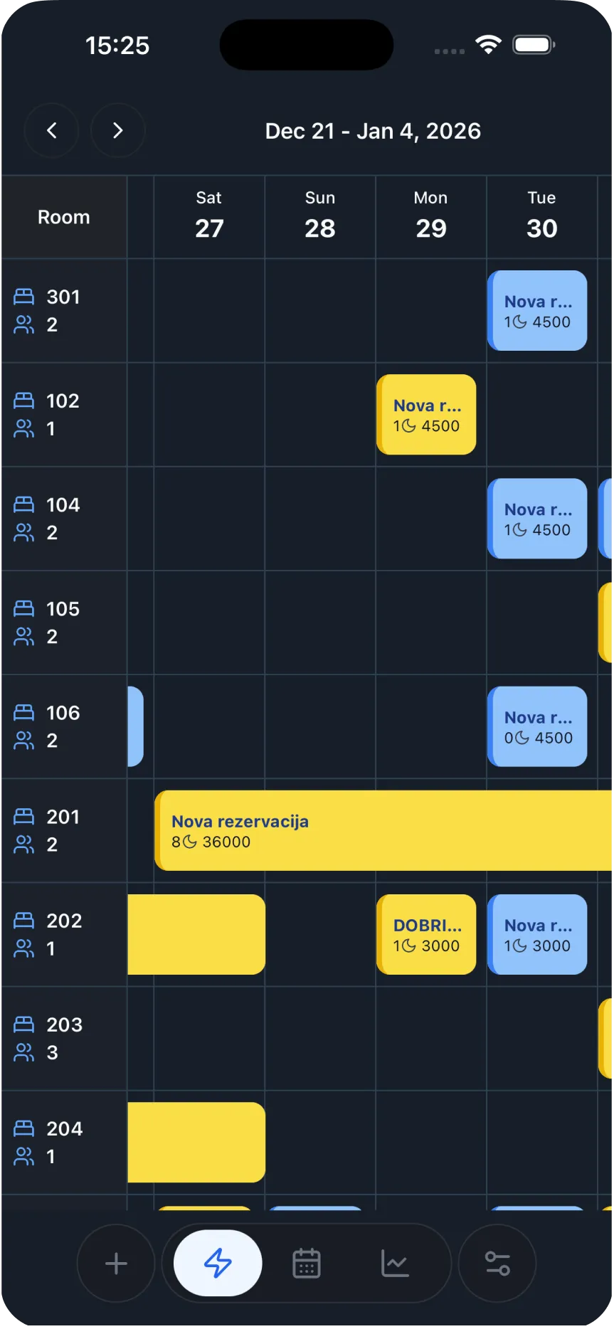 Hotel POS mobile app